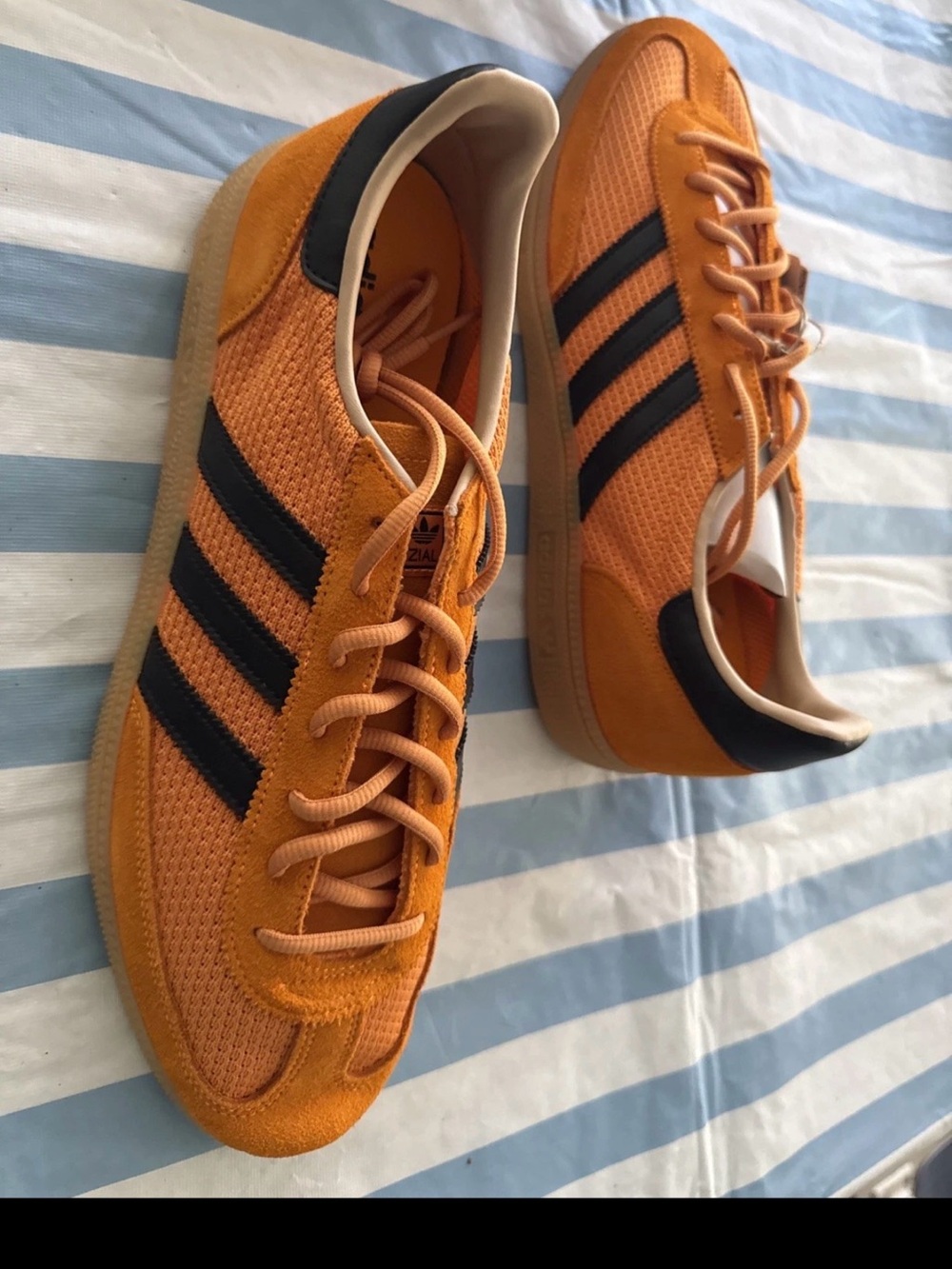 adidas Originals Handball Spezial Cream Black Men's 12 Women's 13 JS3864 NIB